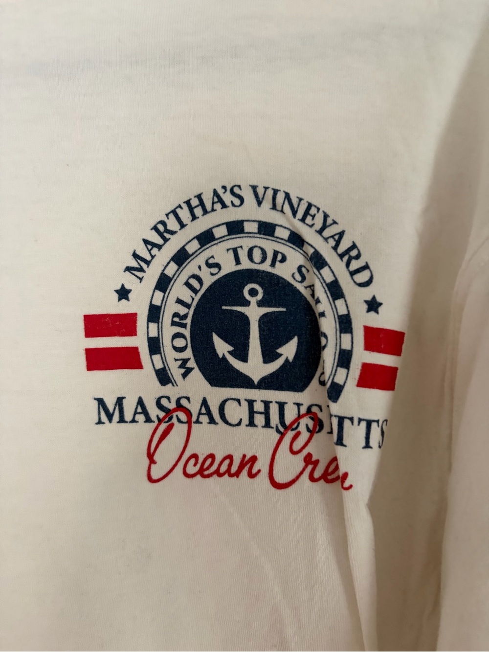 Hanes White ComfortWash T-Shirt with Cream Tag - Picture 5 of 6
